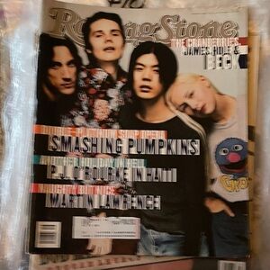 Vintage Rolling Stone Magazine with Smashing Pumpkins Cover